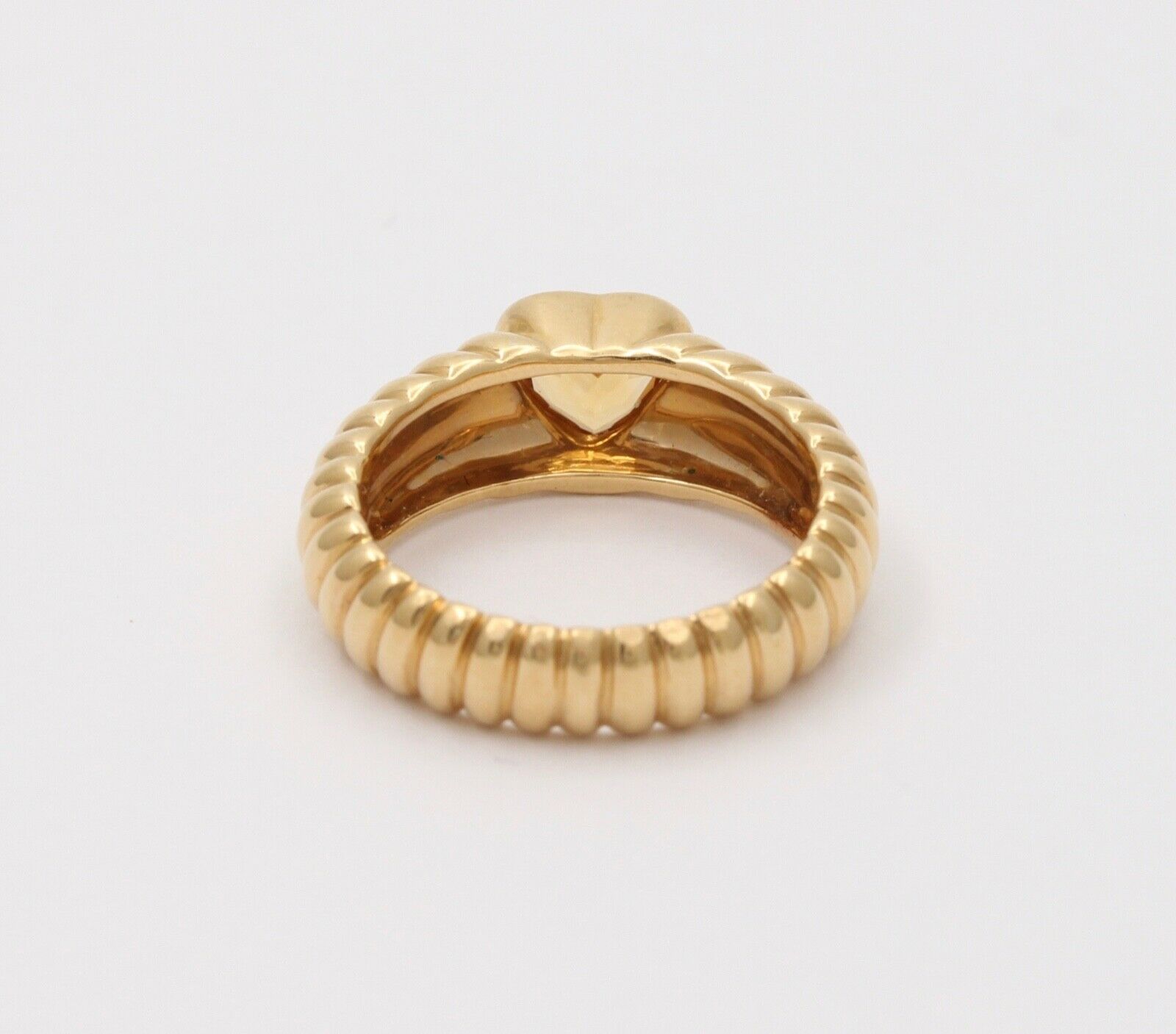 Vintage Tiffany and Co. 18K Citrine Heart Ring