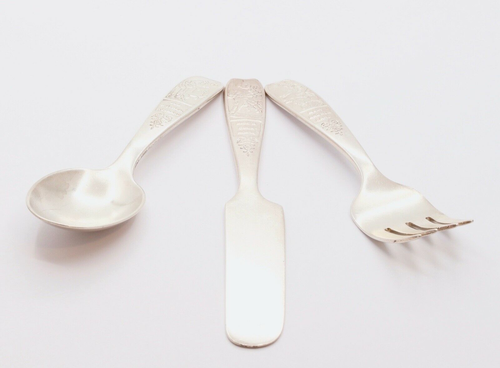 Vintage Tiffany and Co Old Mother Hubbard Utensil Set 925