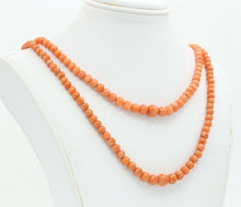 Load image into Gallery viewer, Victorian Coral Double Strand Necklace
