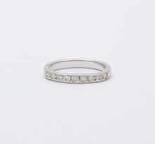 Load image into Gallery viewer, Vintage 14K Gold Half Eternity Ring, Wedding Band.
