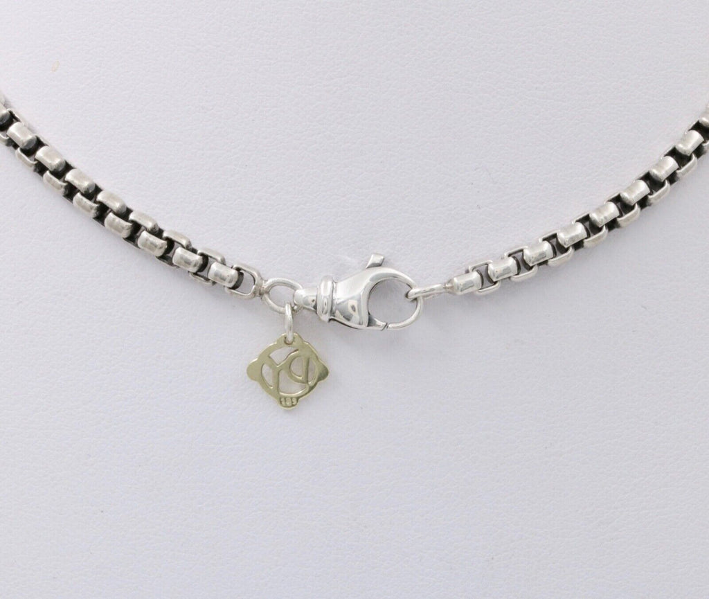 David Yurman 925 585 Box Chain Collection 32 Inch Necklace