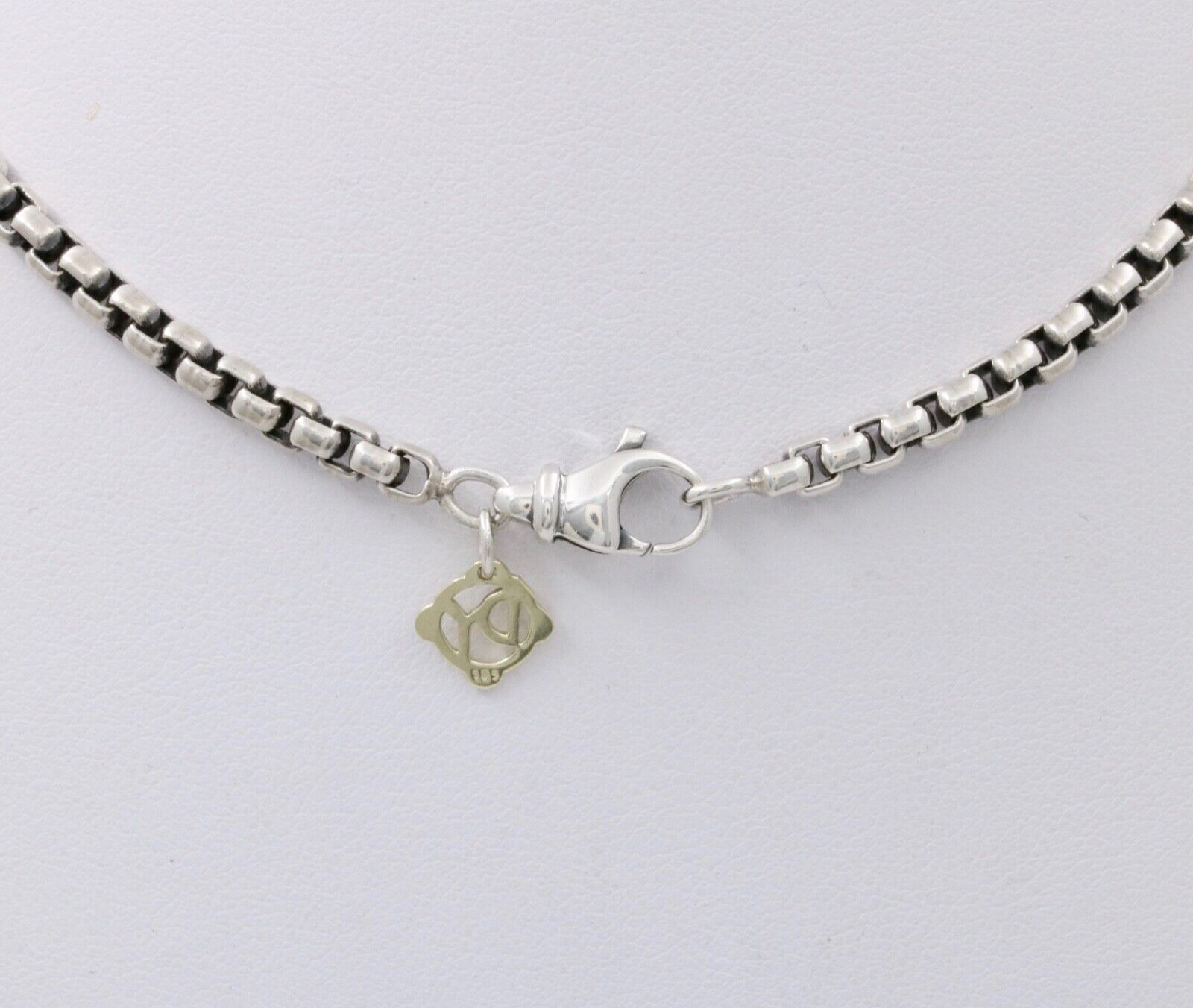 David Yurman 925 585 Box Chain Collection 32 Inch Necklace