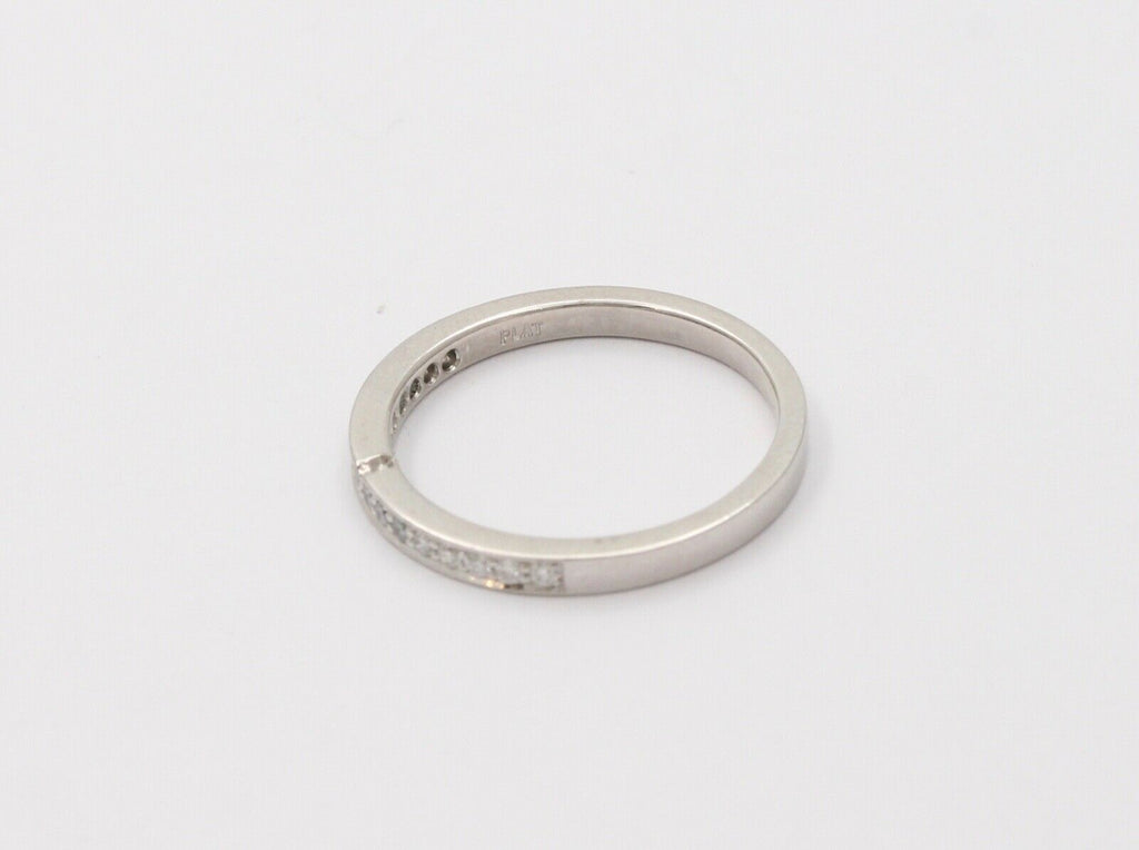 Vintage Diamonds Platinum Stacking Wedding Band