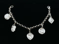 Vintage Sterling Silver Religious Charm Bracelet