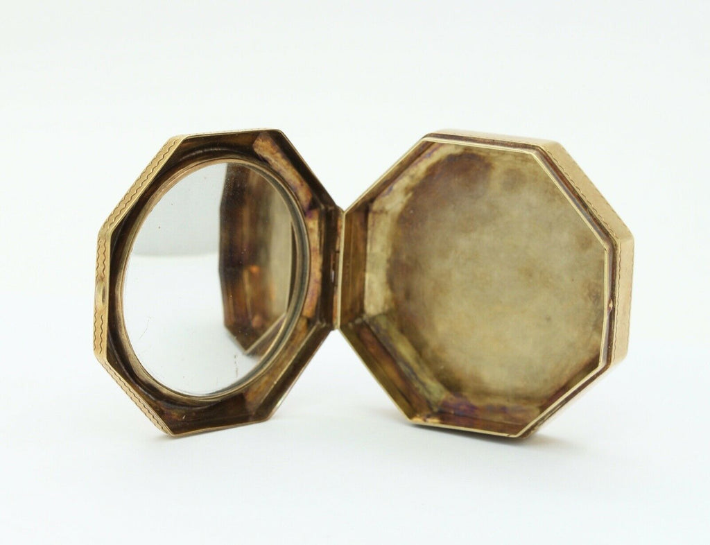 Victorian Tiffany and Co 14K Compact Pill Box