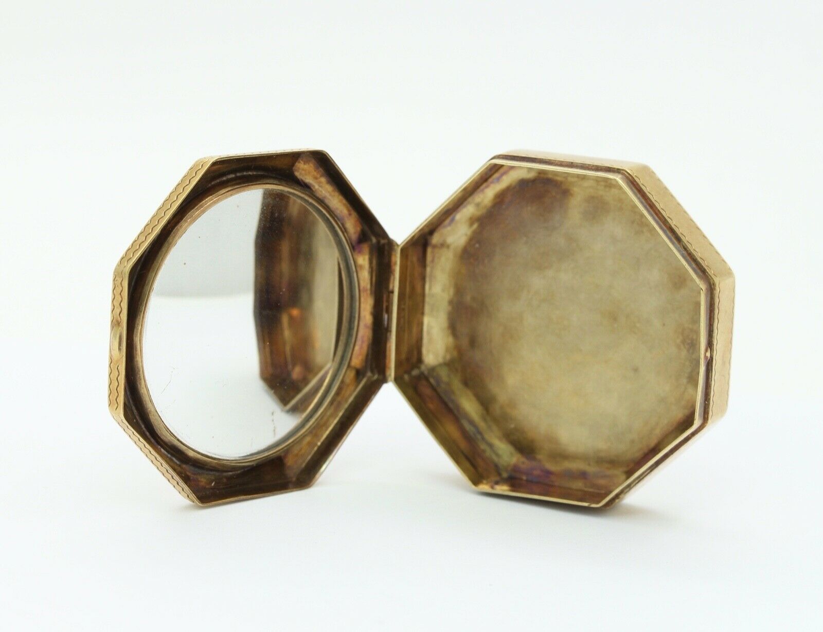 Victorian Tiffany and Co 14K Compact Pill Box