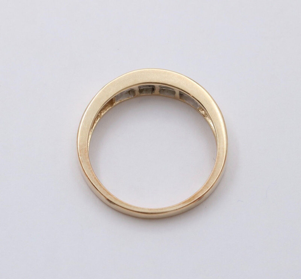 Vintage Diamonds 10K Yellow Gold Stacking Ring Band