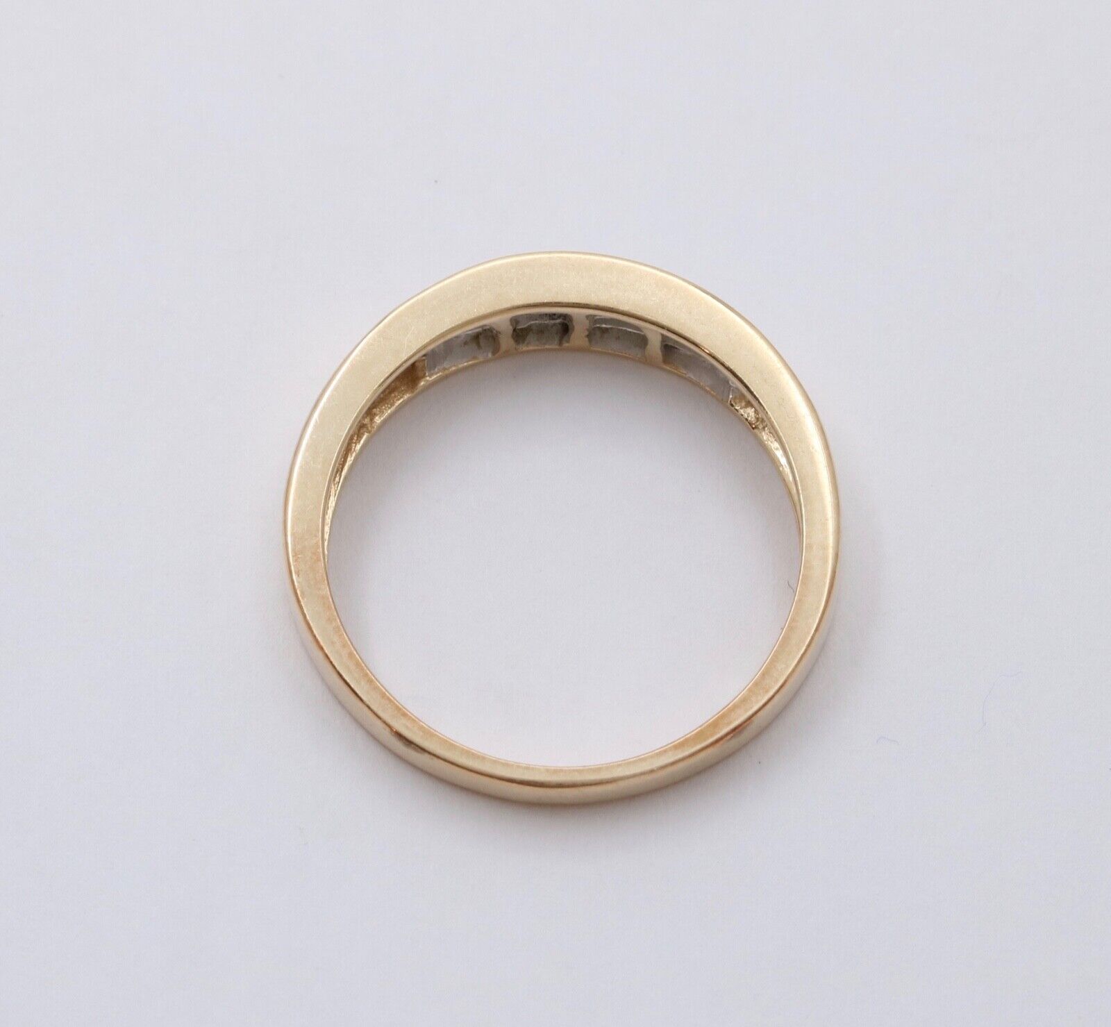 Vintage Diamonds 10K Yellow Gold Stacking Ring Band