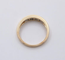 Load image into Gallery viewer, Vintage Diamonds 10K Yellow Gold Stacking Ring Band
