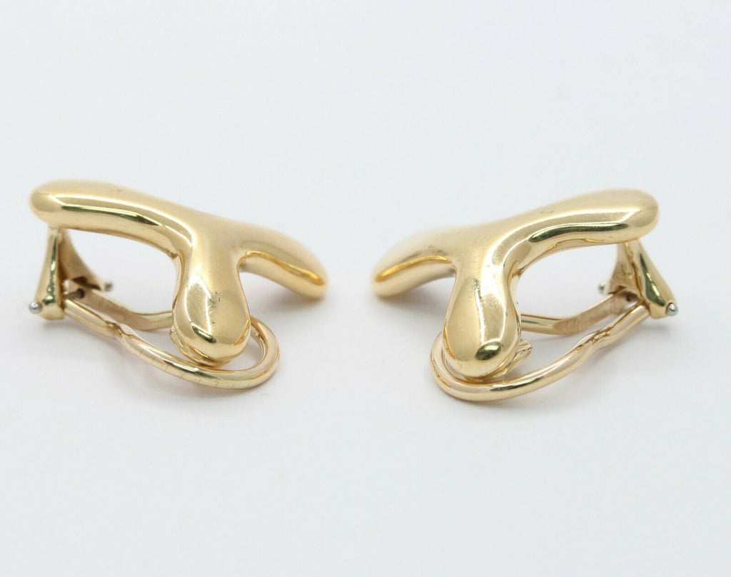 Tiffany & Co. Vintage 18K Yellow Gold Clip Earrings