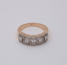 Load image into Gallery viewer, Gorgeous 14K Rose Gold Diamond Ring , Stacking Ring.
