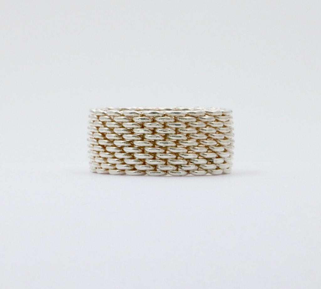 Tiffany and Co. Somerset Mesh Ring