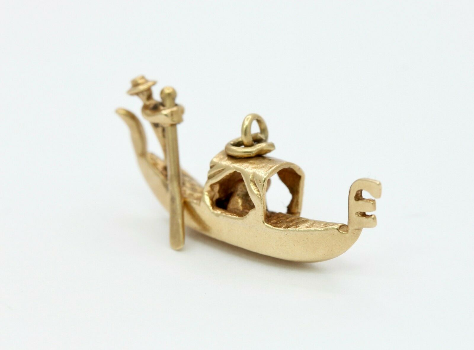 Vintage 14K Yellow Gold Gondola Charm