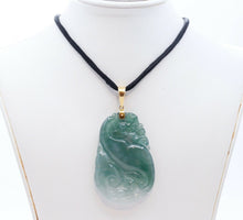 Load image into Gallery viewer, Vintage Jade 14K Yellow Gold Pendant
