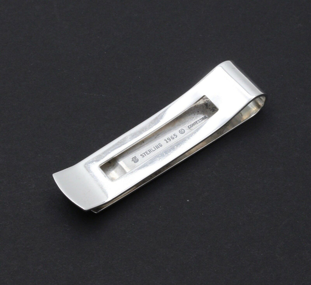Vintage Heavy Towle “Contessina” 925 Sterling Silver Money Clip