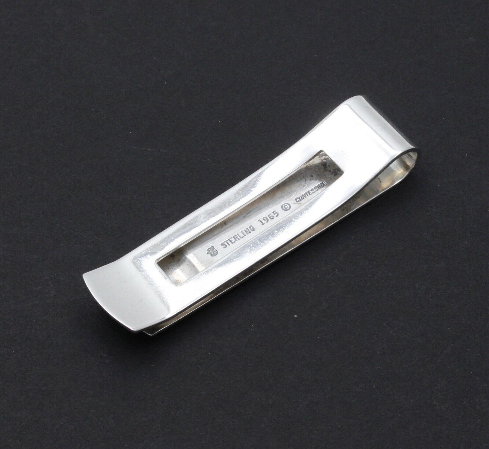 Vintage Heavy Towle “Contessina” 925 Sterling Silver Money Clip