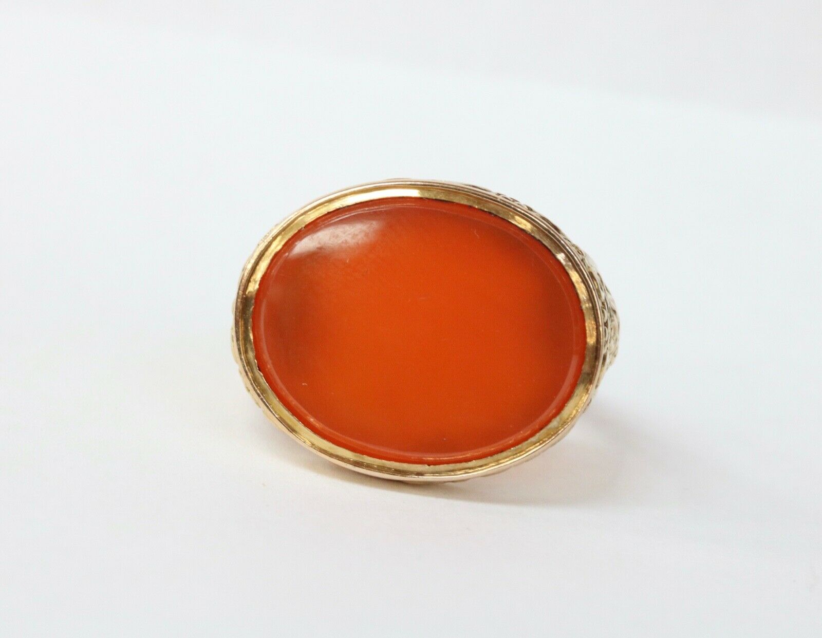 Victorian Swedish 18K Carnelian Intaglio Watch fob Pendant