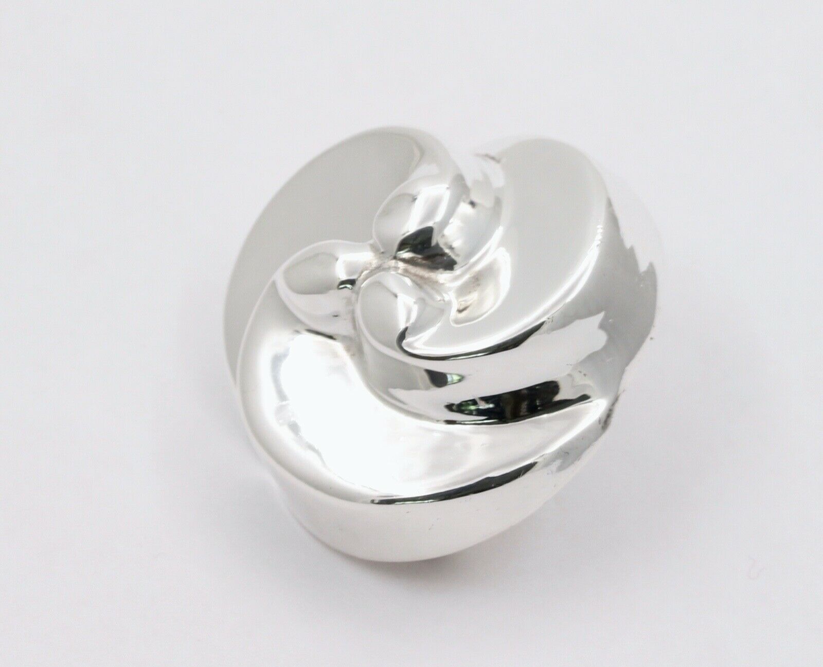 Vintage Sterling Silver Floral Brooch
