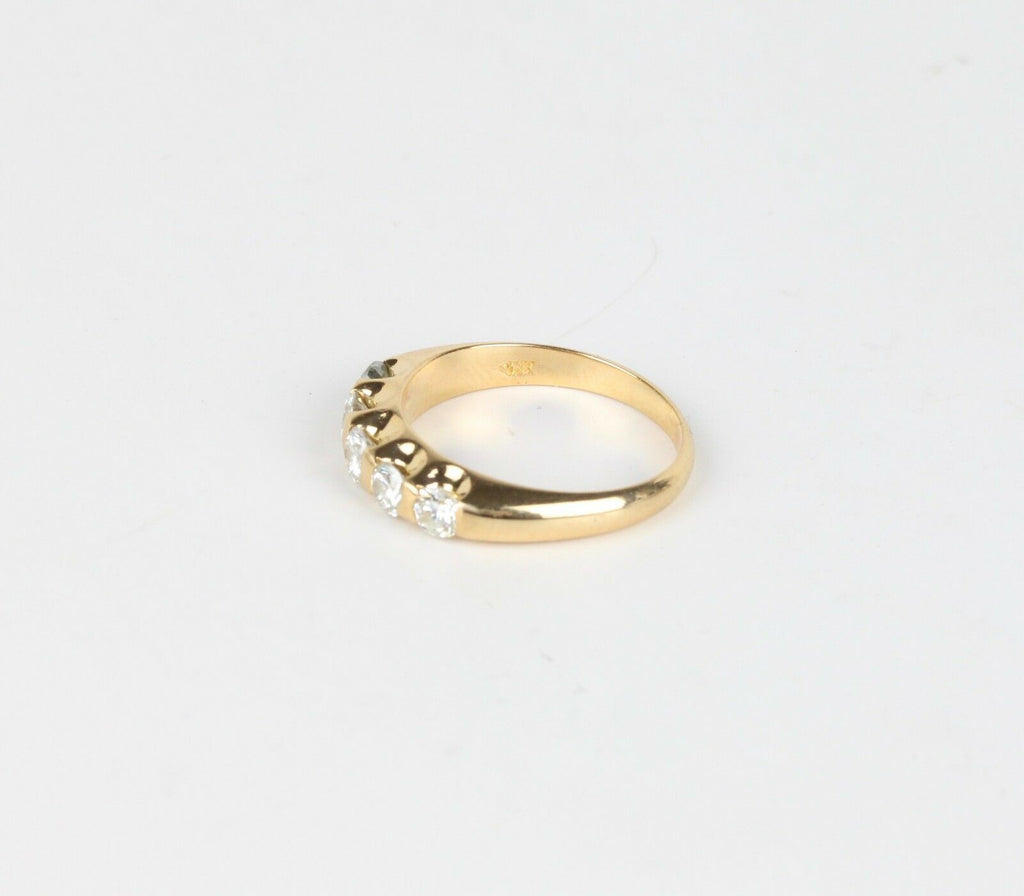 Vintage 1960's Wedding Band with Five Diamonds
