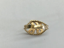 Load image into Gallery viewer, Vintage Ladies 14K Yellow Gold &quot;A&quot; Initial Ring
