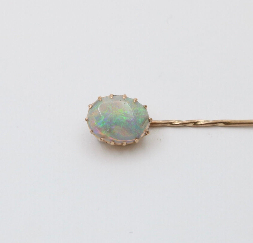 Victorian Opal 14K Yellow Gold Stick Pin