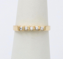 Load image into Gallery viewer, Vintage 18K Yellow Gold Diamond Band, Wedding Band.
