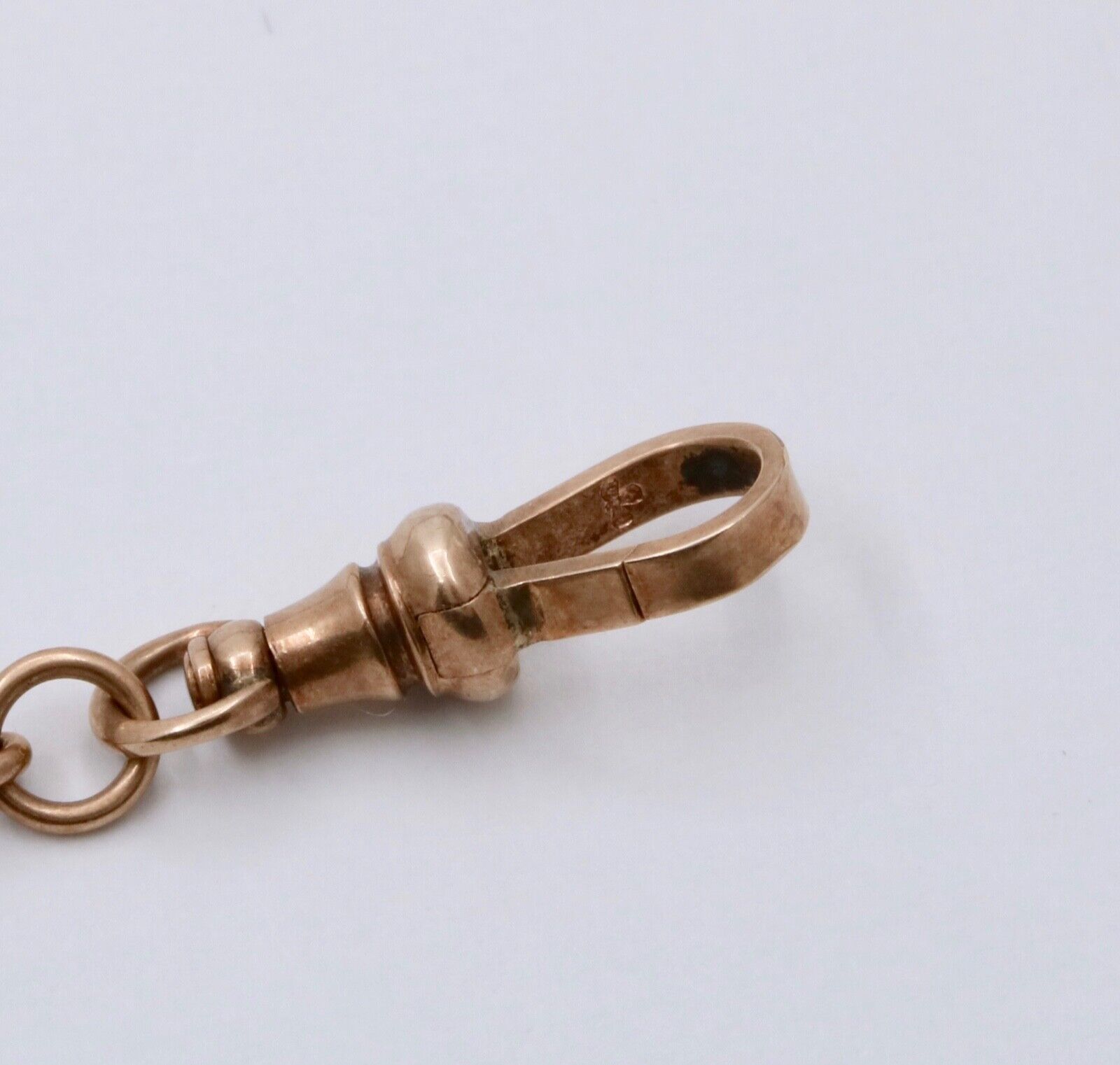 Victorian Antique Watch Chain FOB Locket 14K 10K Yellow Gold