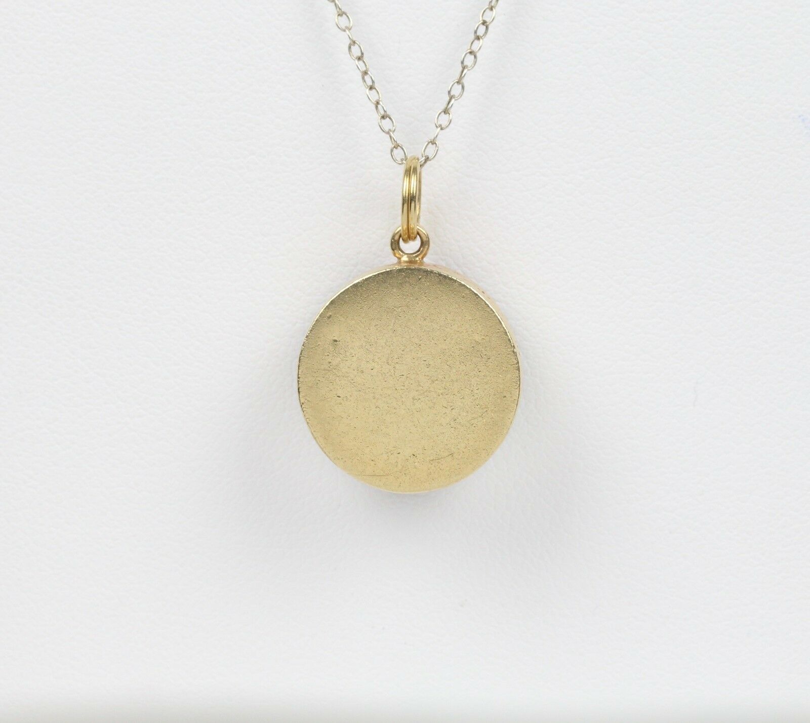 Vintage 14K Yellow Gold Encased Flower Pendant