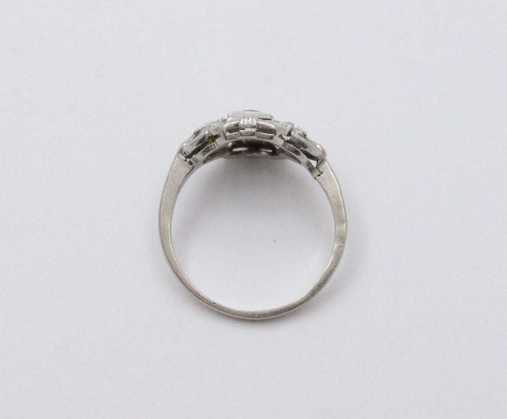 Art Deco Diamonds Platinum Cocktail Ring