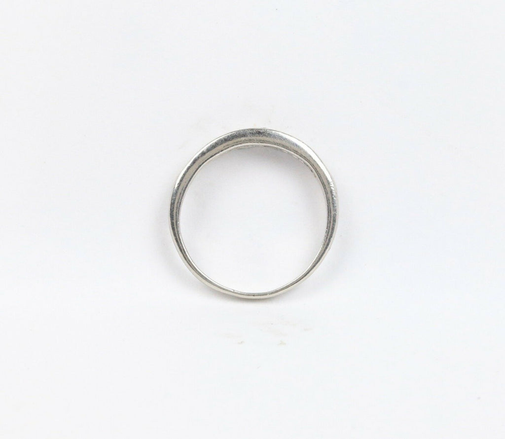 Vintage Platinum Diamond Wedding Band  Ring