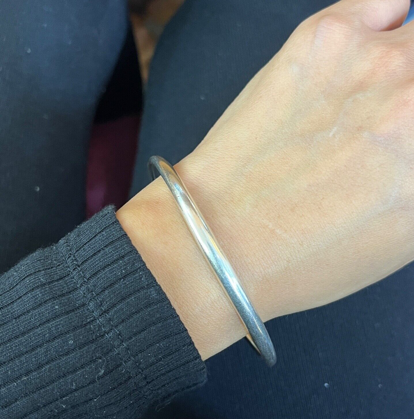 Pandora Sterling Silver 925 Simple Bangle