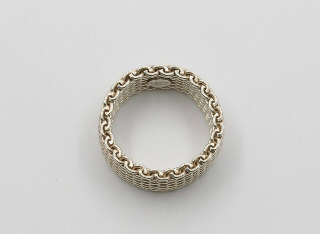 Classic Tiffany & Co Somerset Mesh Ring