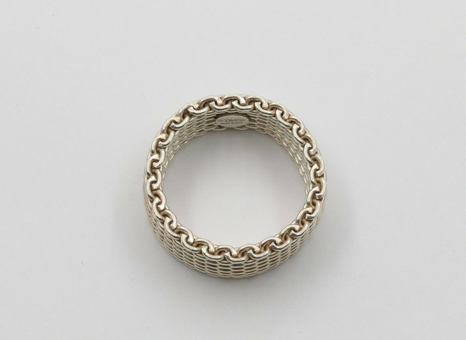 Classic Tiffany & Co Somerset Mesh Ring