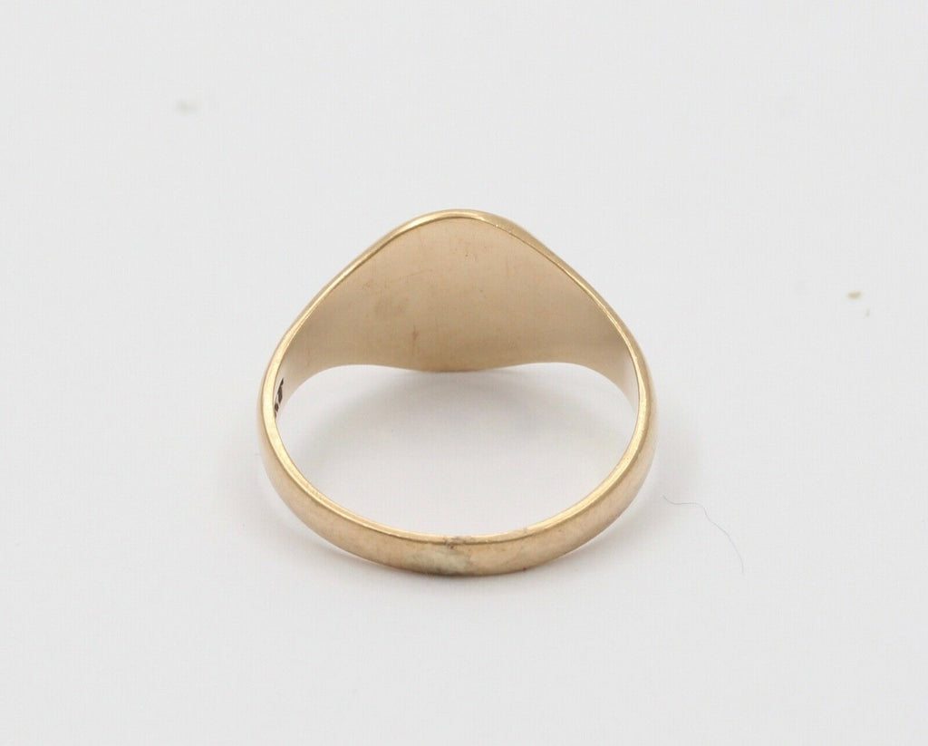 Antique Otsby & Barton Signet 10K Engraved Ring