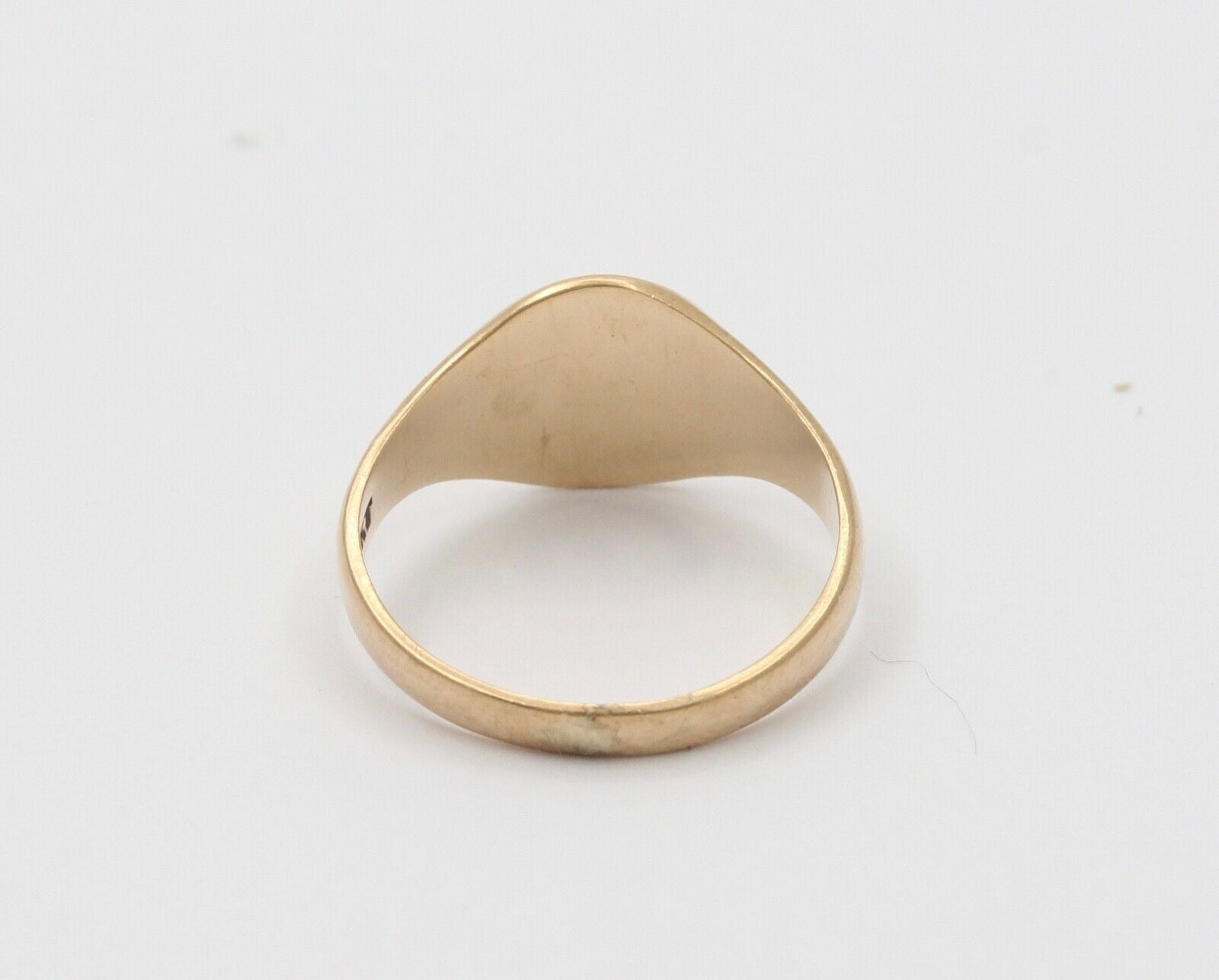 Antique Otsby & Barton Signet 10K Engraved Ring