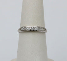 Load image into Gallery viewer, Vintage Diamonds Platinum Wedding Band
