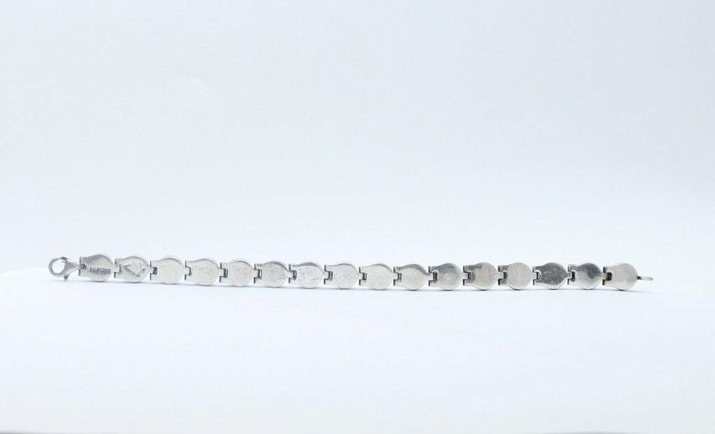 Vintage Aceloni Bracelet 925 Sterling Silver and Pearls