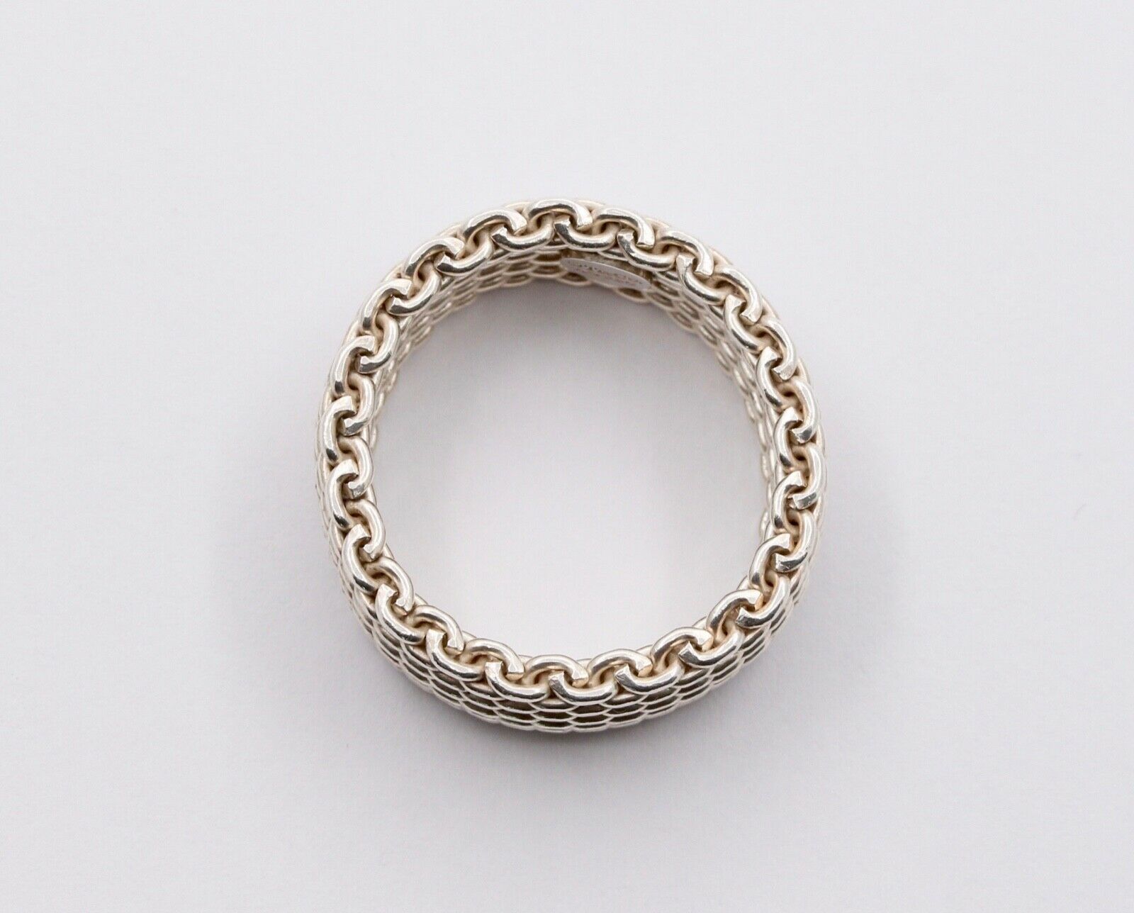 Birthstone Bezel Chain Ring | Kelly Bello Design®