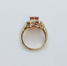 Load image into Gallery viewer, Vintage Pink Tourmaline Flower 14K Yellow Gold
