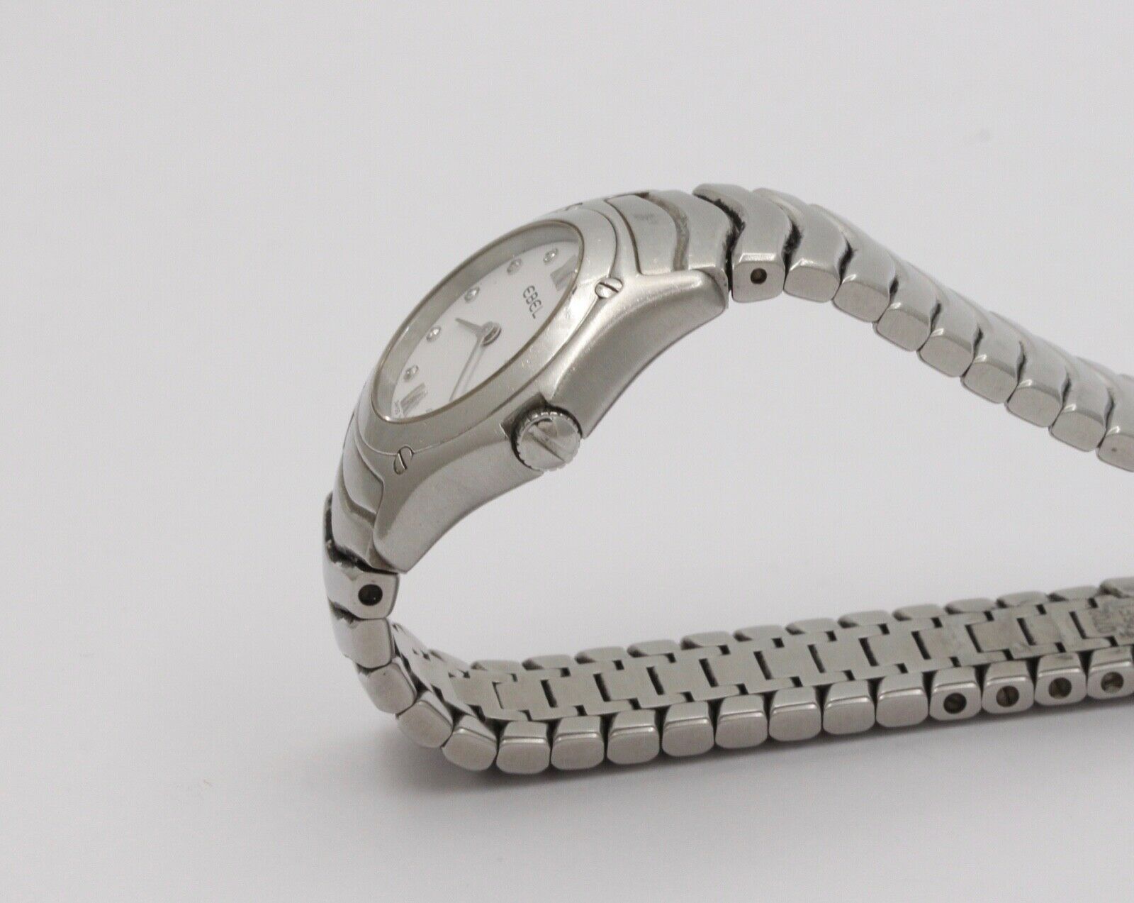 A Classic Ebel Woman's 27 mm face Stainless Steel Classic Wave Watch