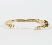 Load image into Gallery viewer, Victorian 14K Yellow Gold Opal Bangle
