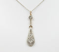Art Deco Ladies Hanging Pendant