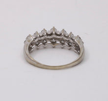 Load image into Gallery viewer, Vintage Diamonds 14K White Gold Wedding Band
