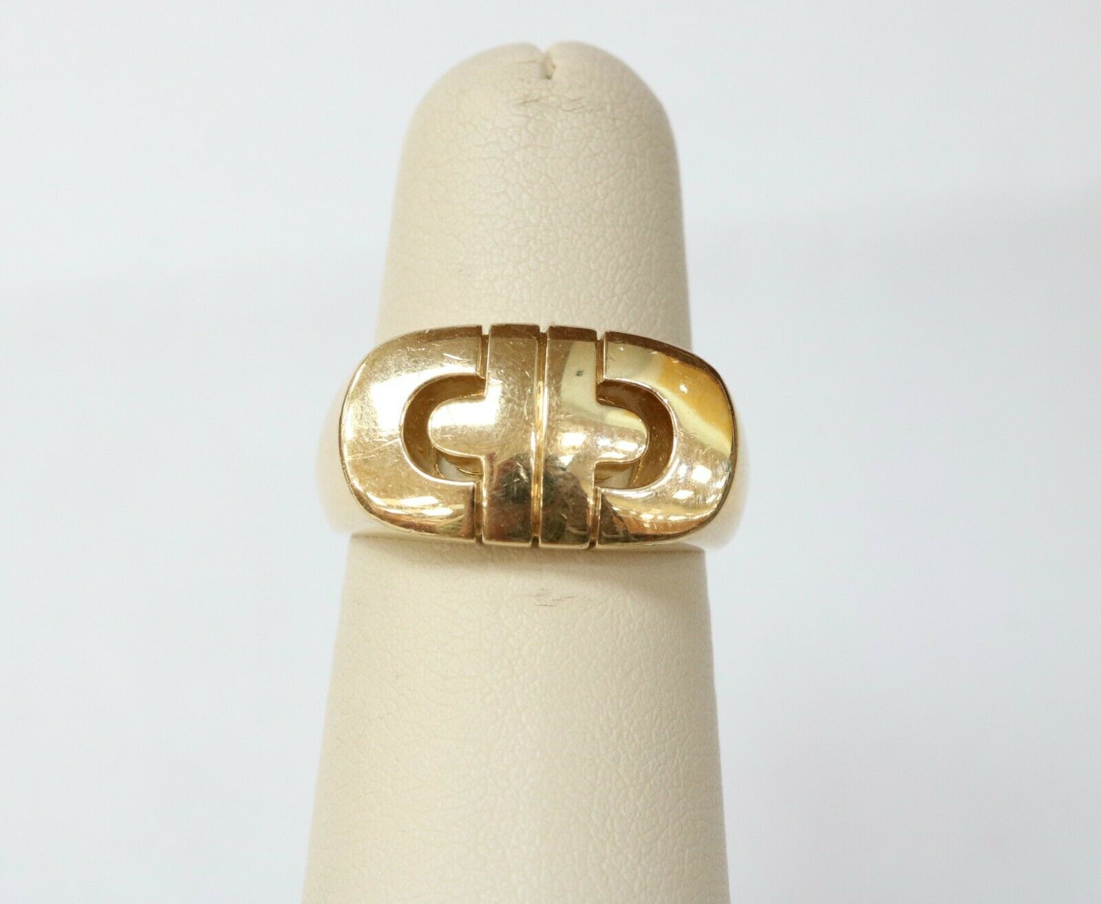 Vintage Bulgari Parentesi 18K Yellow Gold Ring