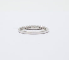 Load image into Gallery viewer, Vintage 14K Gold Half Eternity Diamond Ring Band
