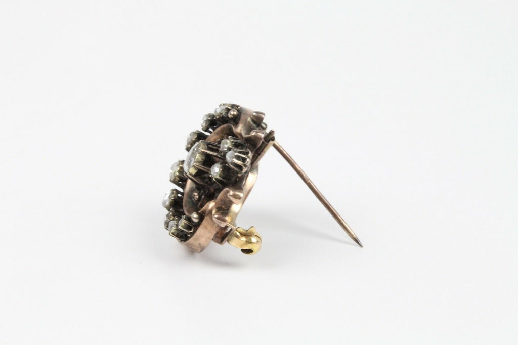 Victorian Ladies 9K Harp Pendant Pin
