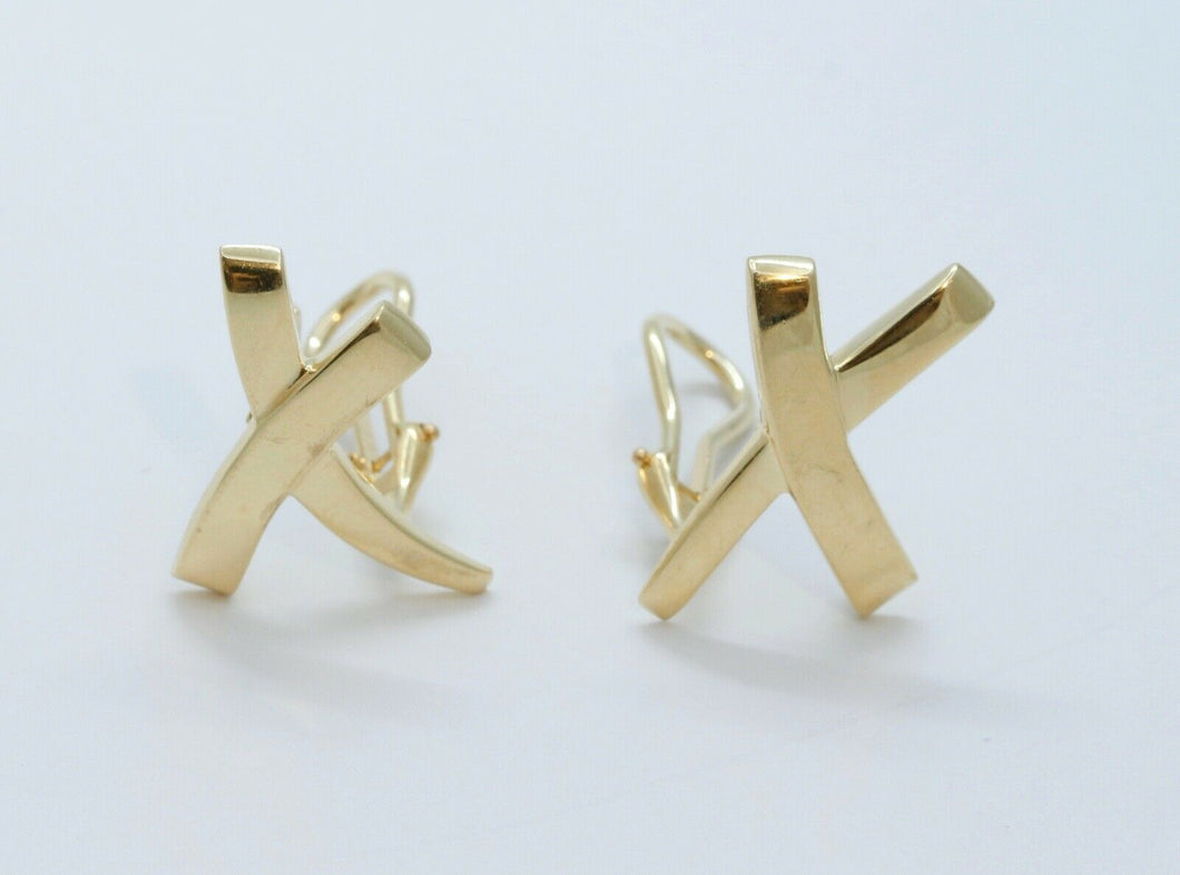 Tiffany & Co. 10mm Signature X Earrings – The Vintage Jeweller