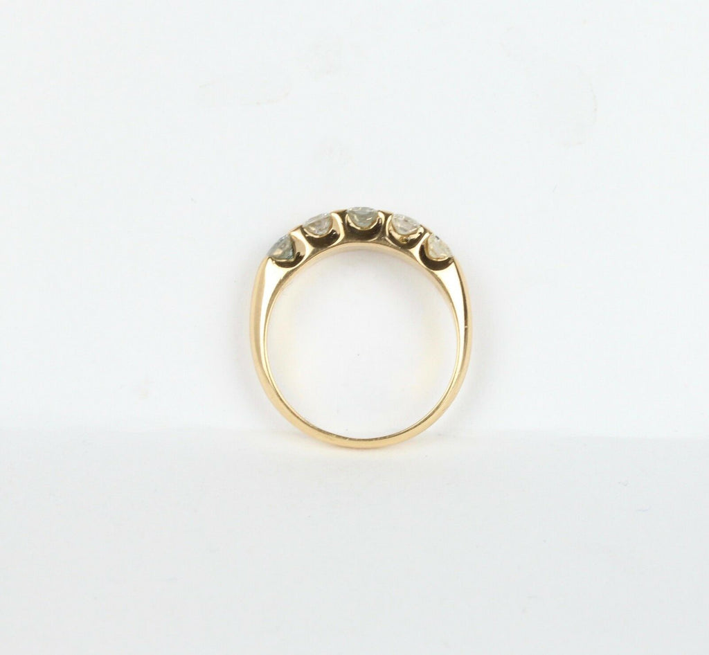 Vintage 1960's Wedding Band with Five Diamonds