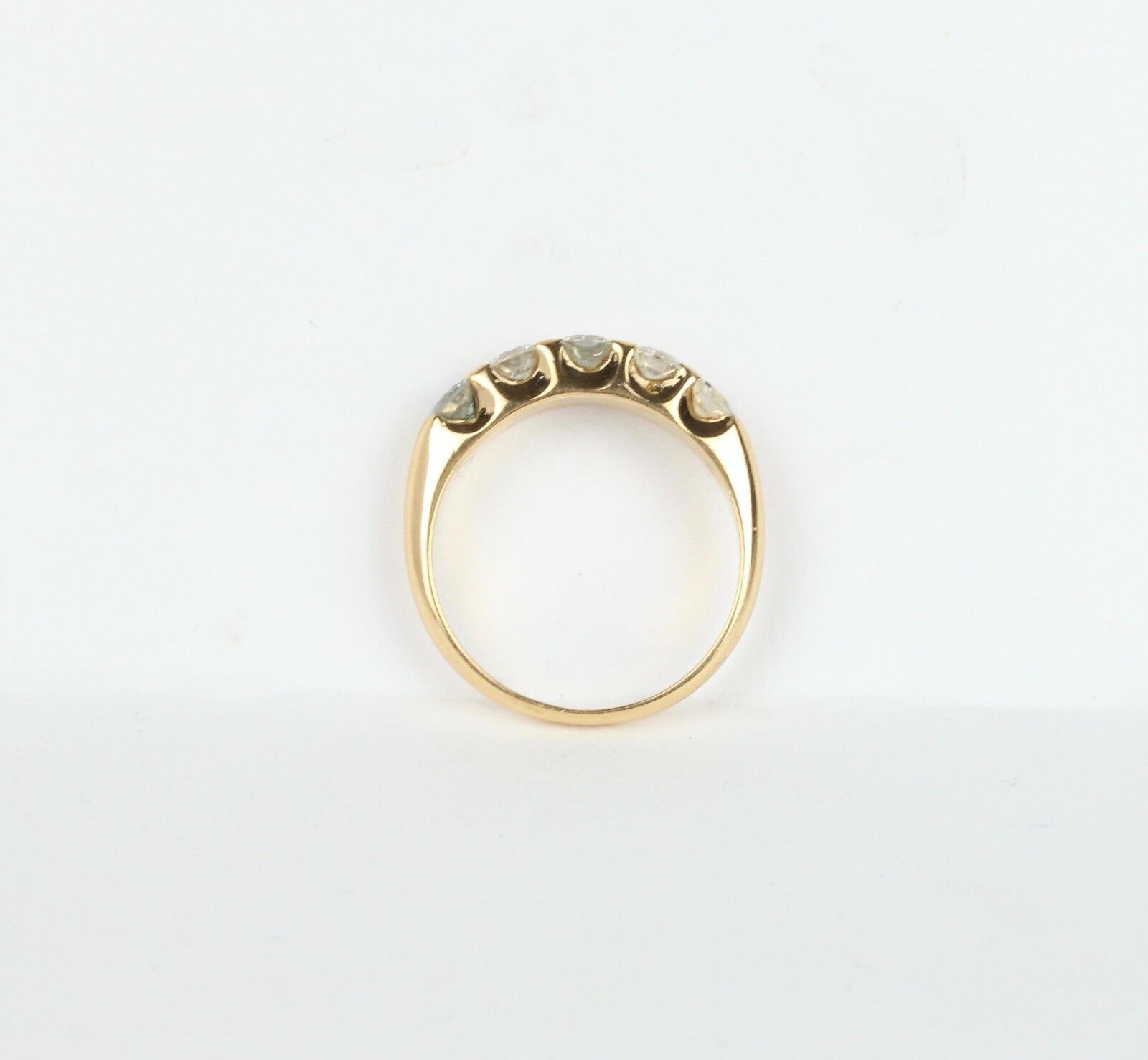 Vintage 1960's Wedding Band with Five Diamonds