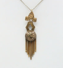 Load image into Gallery viewer, Victorian 10K Yellow Gold Tassel Pendant
